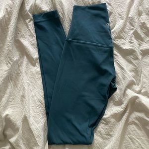 Lululemon Align Leggings 28” Petrol Blue size 2